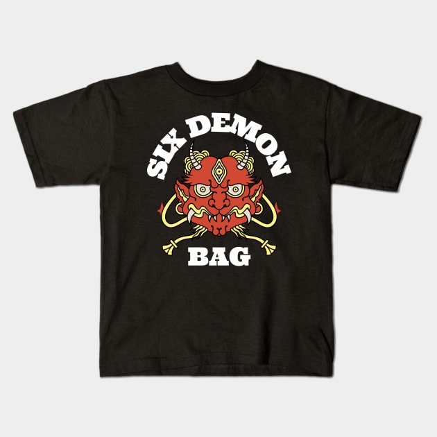 Six demon bag Kids T-Shirt by Popstarbowser